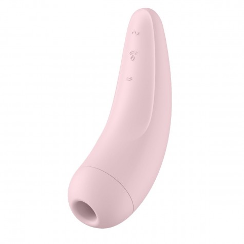 Розовый вакуум-волновой стимулятор Satisfyer Curvy 2+