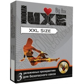 Презервативы большого размера LUXE Big Box XXL size - 3 шт.